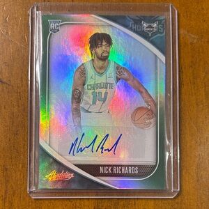 2020-21 Panini - Absolute Memorabilia Nick Richards Auto Rookie Card